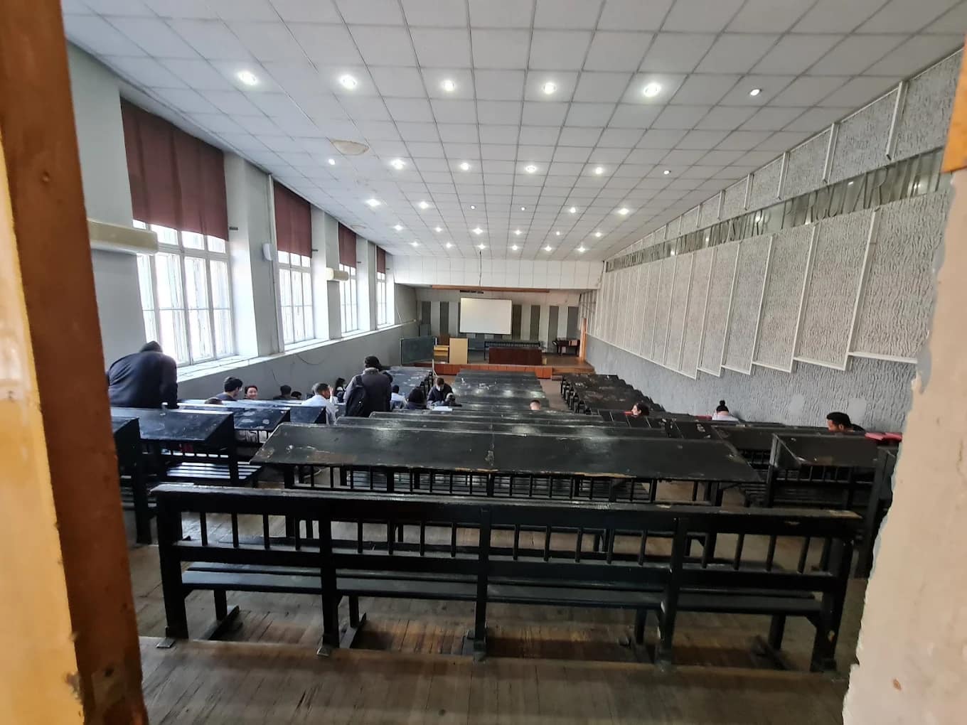 A large lecture hall at Yerevan State Medical University