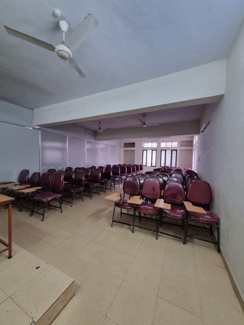 A lecture hall at Abhishek I Mishra Memorial Medical College and Research, Bhilai