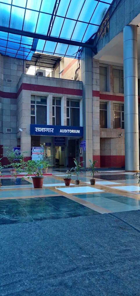 An Atal Bihari Vajpayee Institute of Medical Sciences academic block, New Delhi