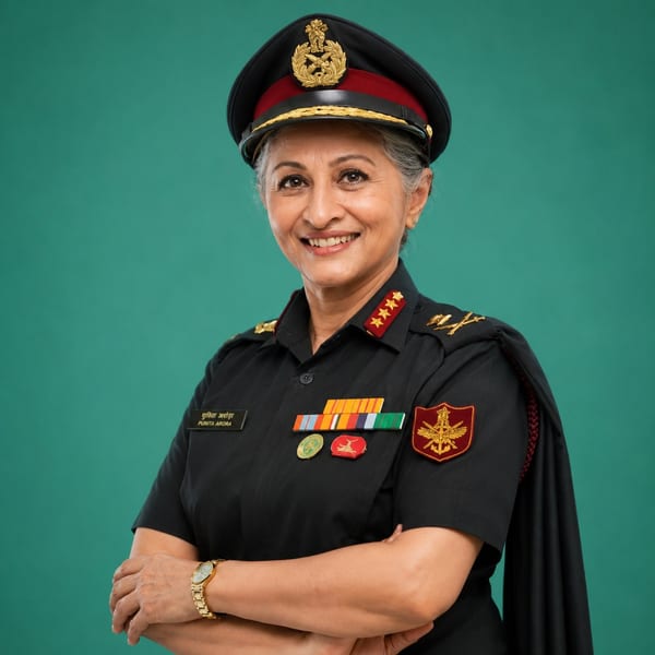Portrait of Lt. Gen. Madhuri Kanitkar