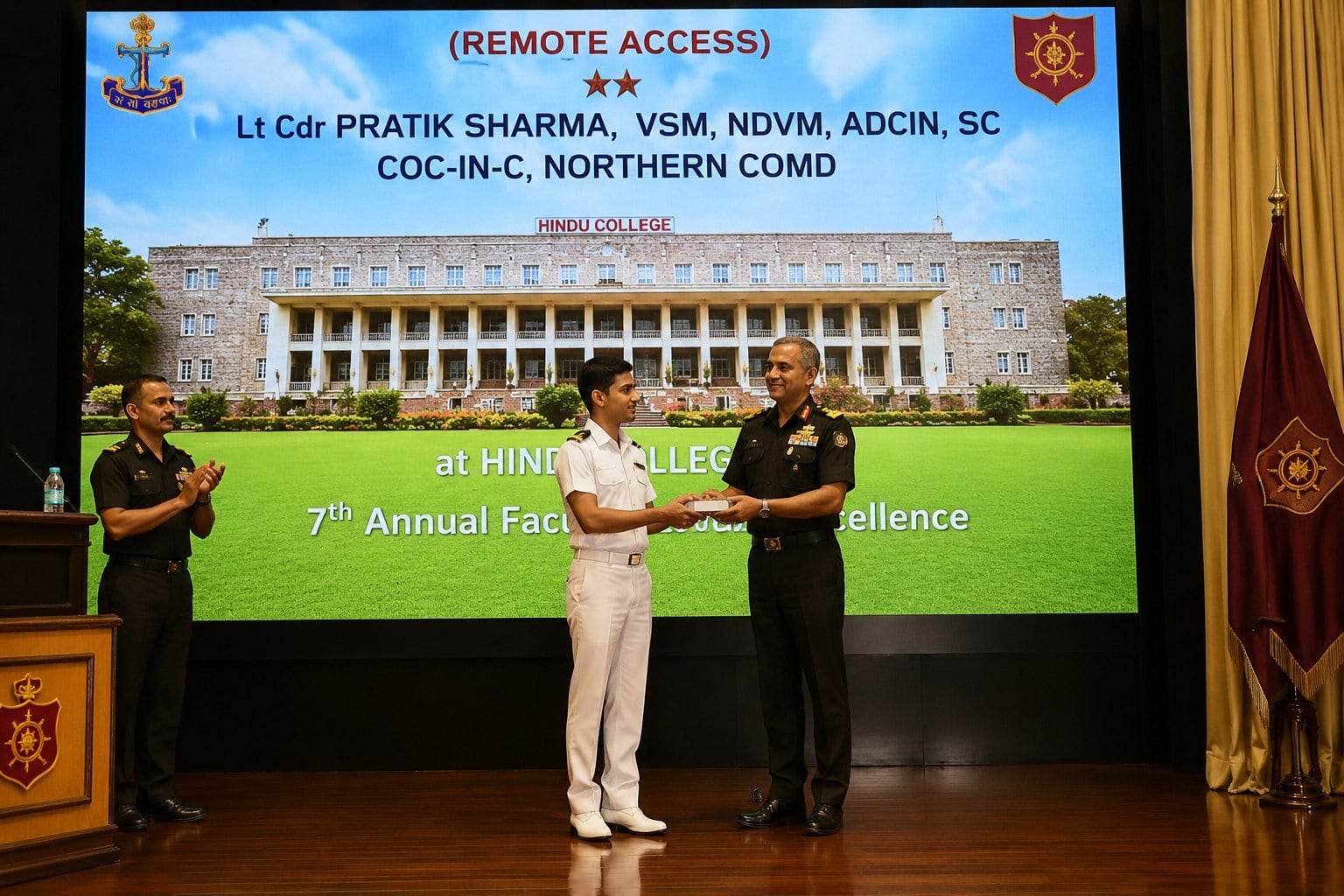 An academic / felicitation event at AFMC Pune