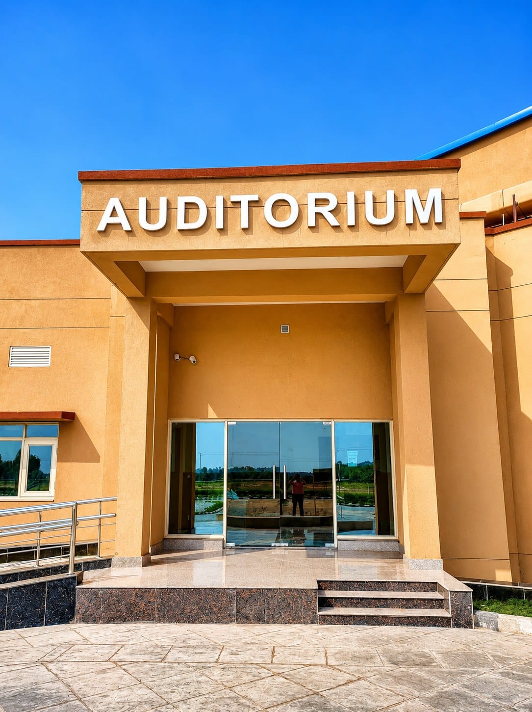 The Auditorium building at AIIMS Bathinda