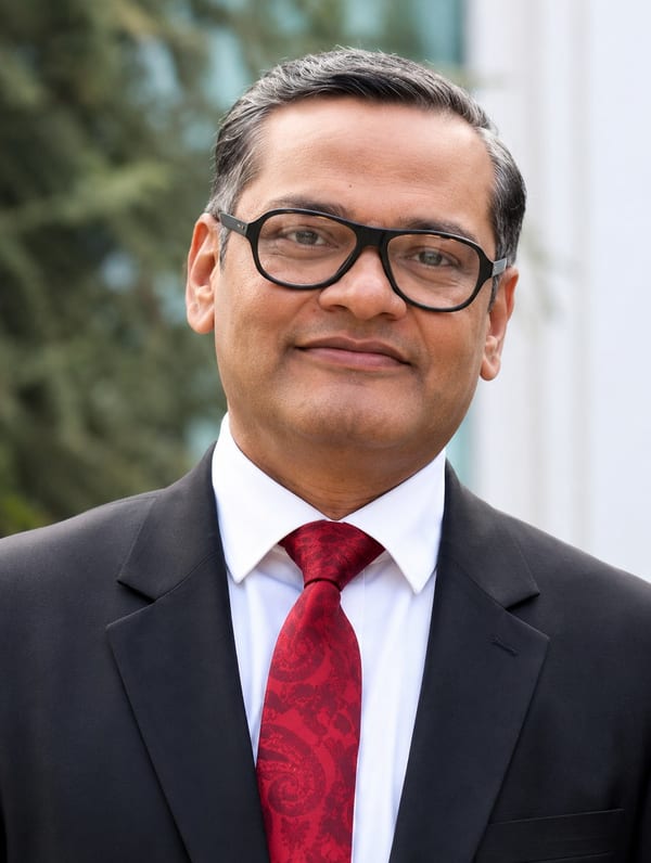Portrait of Dr. Sarman Singh, microbiologist and former Director