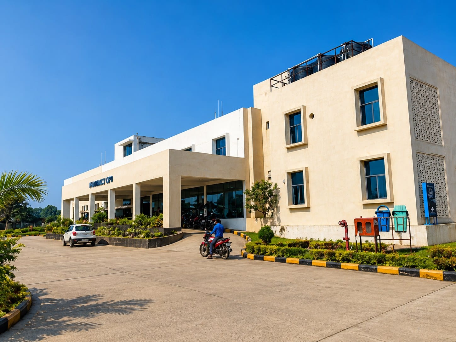 A campus building at AIIMS Kalyani