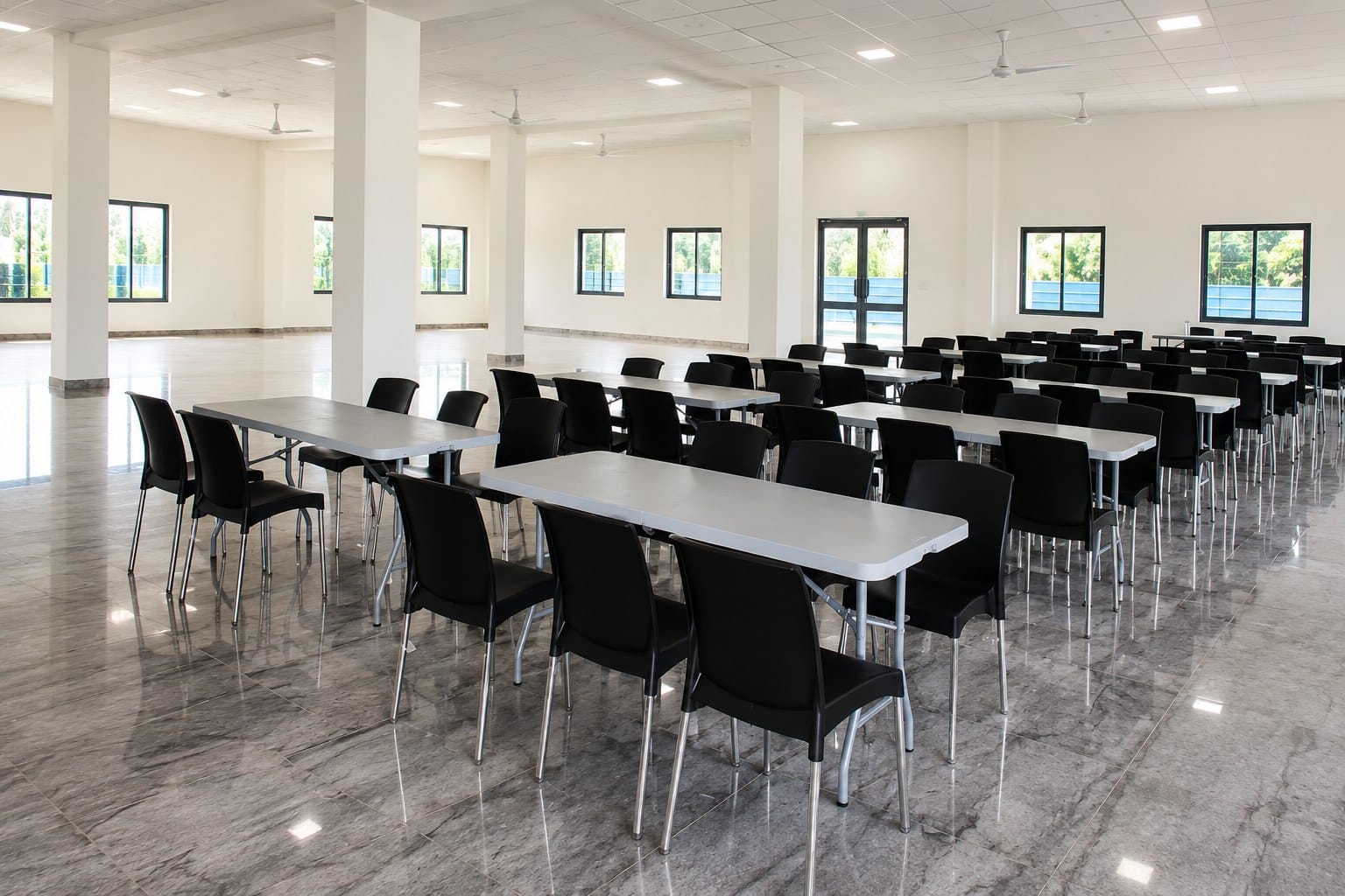 A dining / seminar hall at AIIMS Kalyani