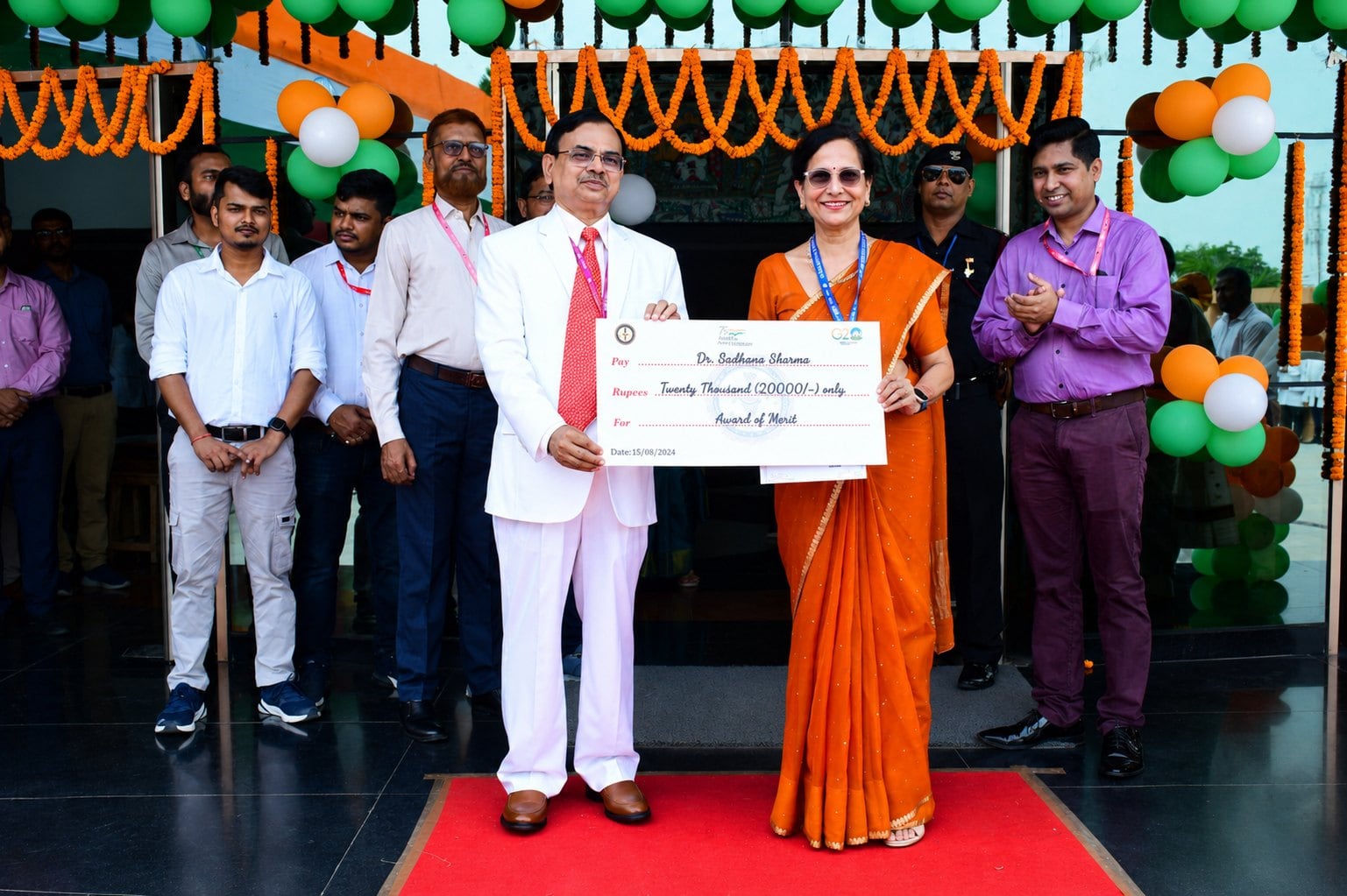 An award / felicitation event at AIIMS Patna