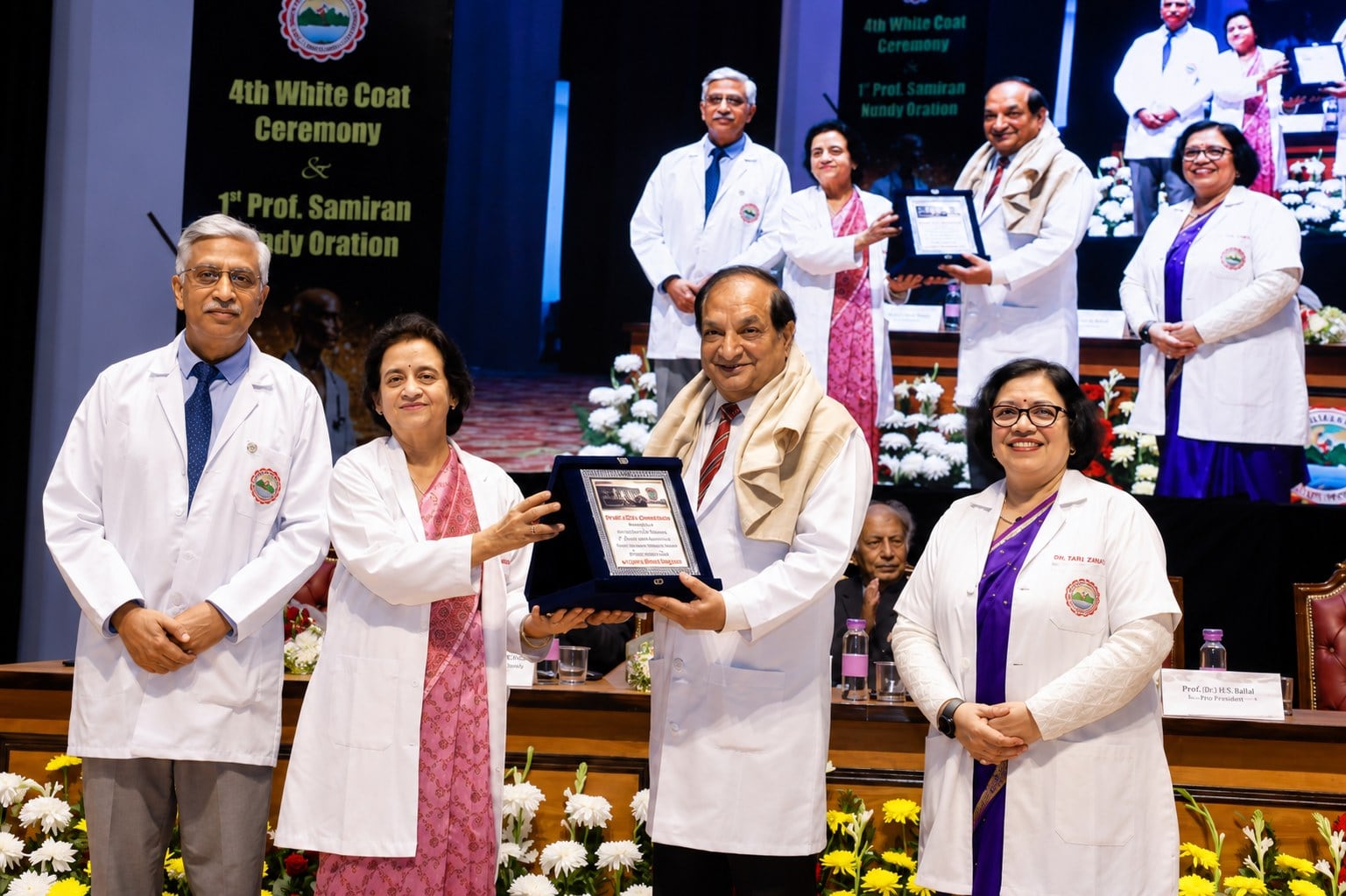 A White Coat Ceremony on the AIIMS Rishikesh campus