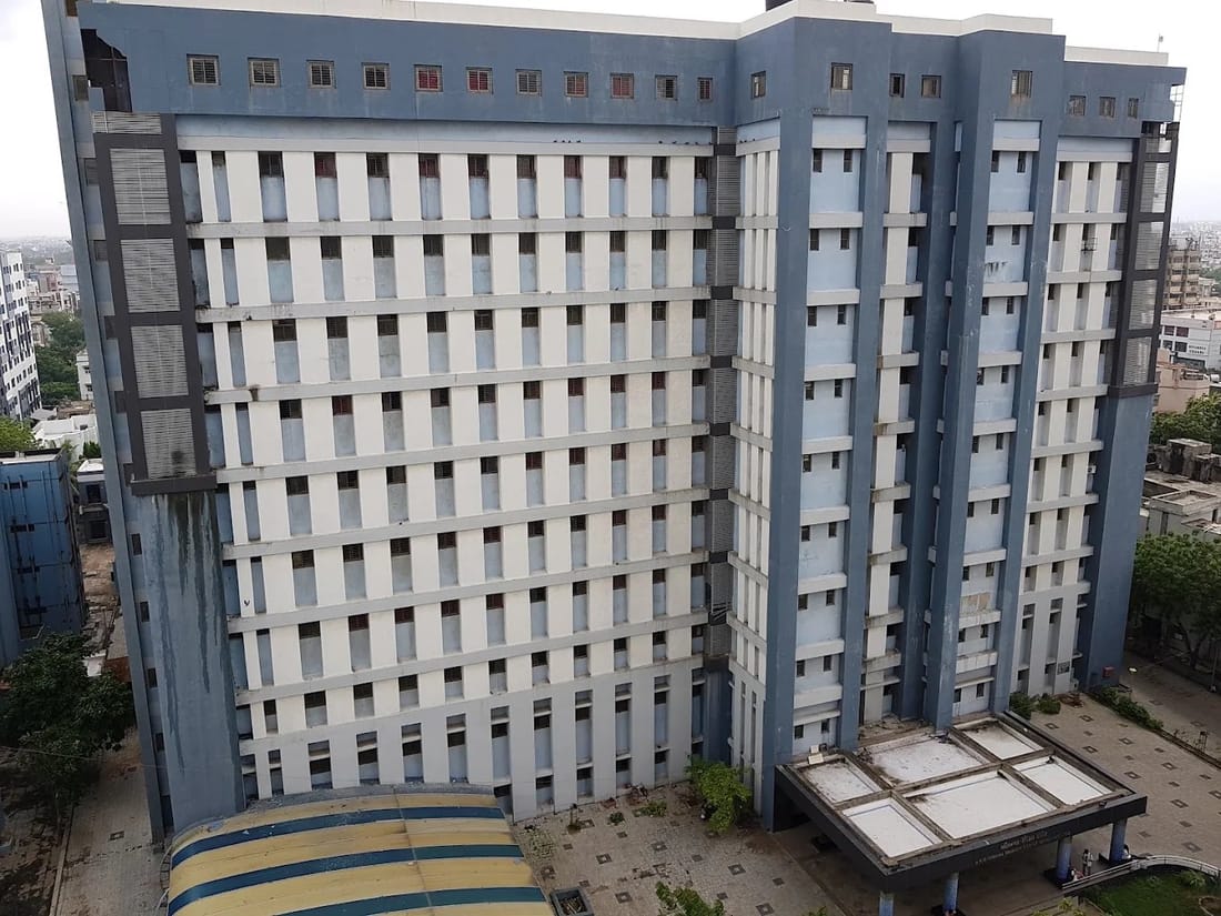 AMC MET Medical College (Narendra Modi Medical College) academic building and facilities, Ahmedabad