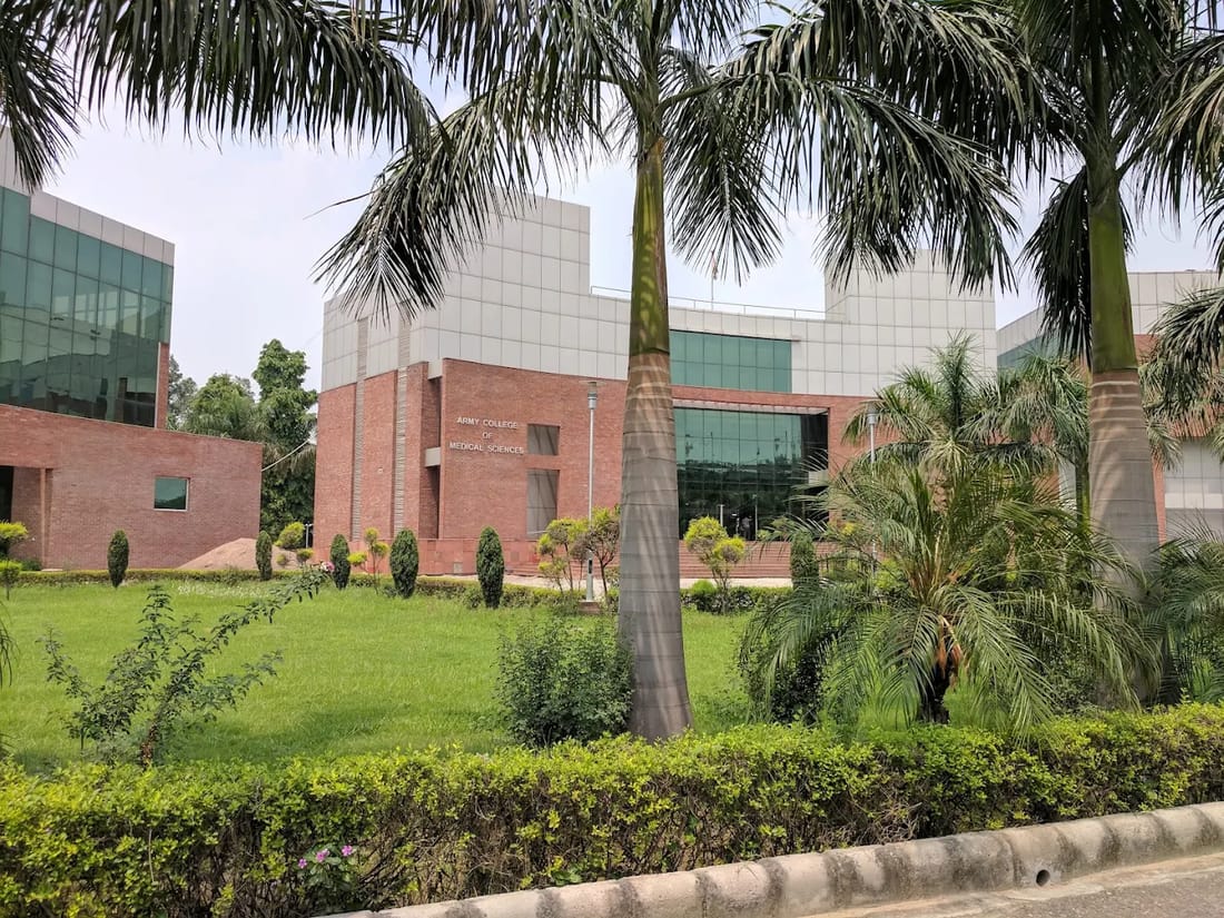 The Army College of Medical Sciences campus, New Delhi