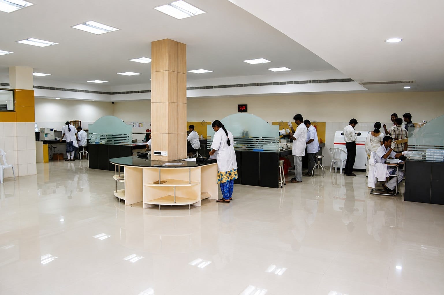 A teaching laboratory at ASRAM, Eluru