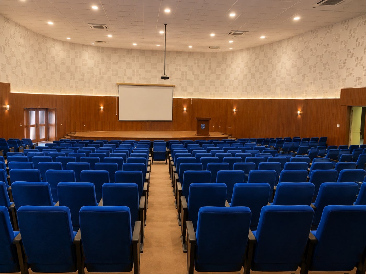 An auditorium at BMCRI