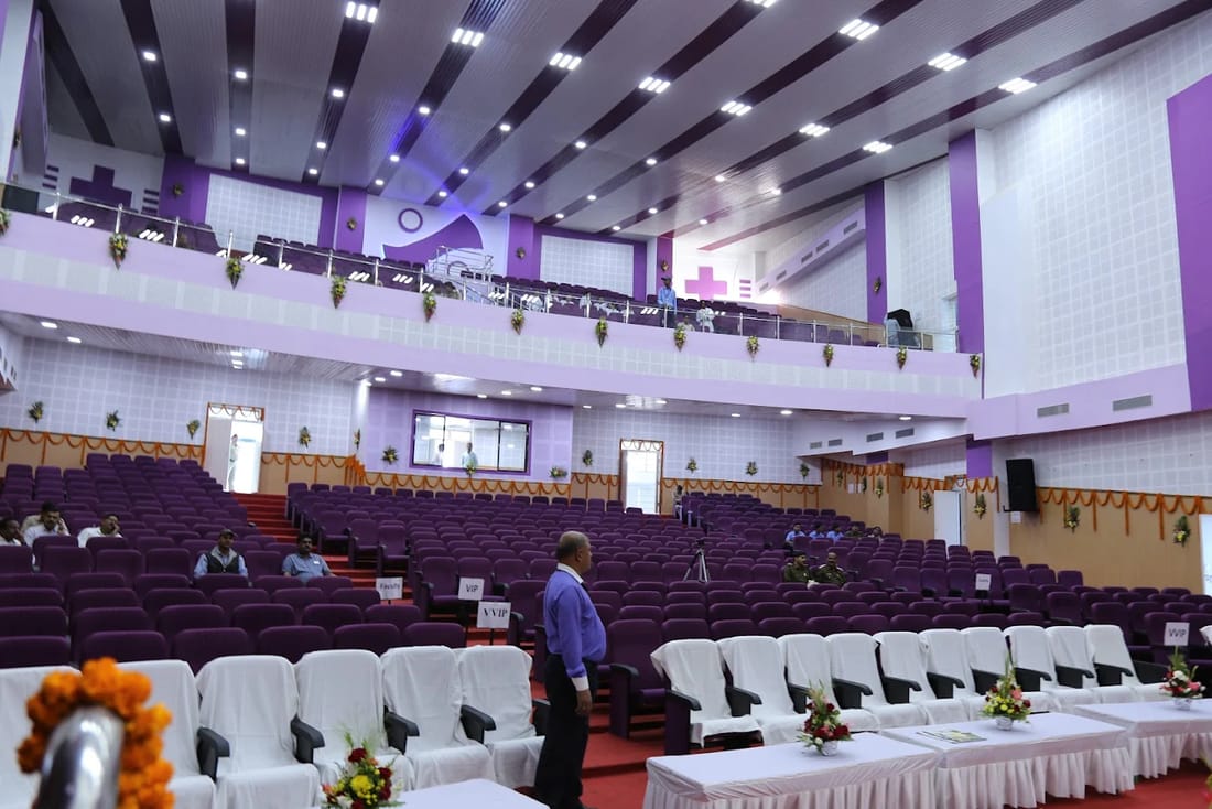 A Chhattisgarh Institute of Medical Sciences campus view, Bilaspur
