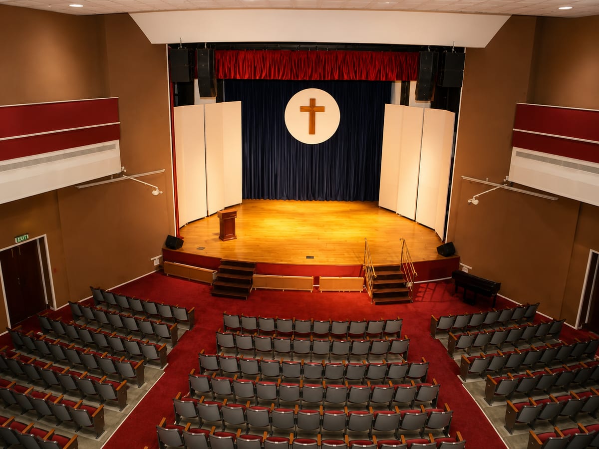 Auditorium and prayer hall on the CMC Vellore campus