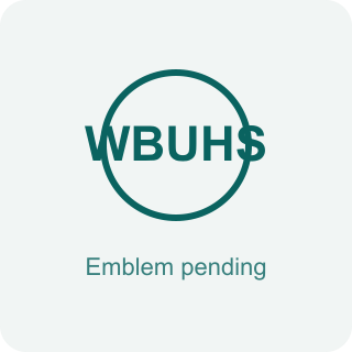 The West Bengal University of Health Sciences emblem