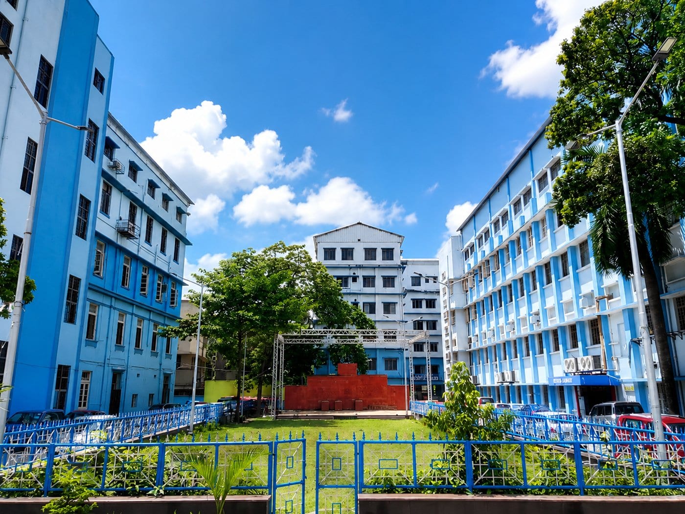 A corridor in the CNMC academic block