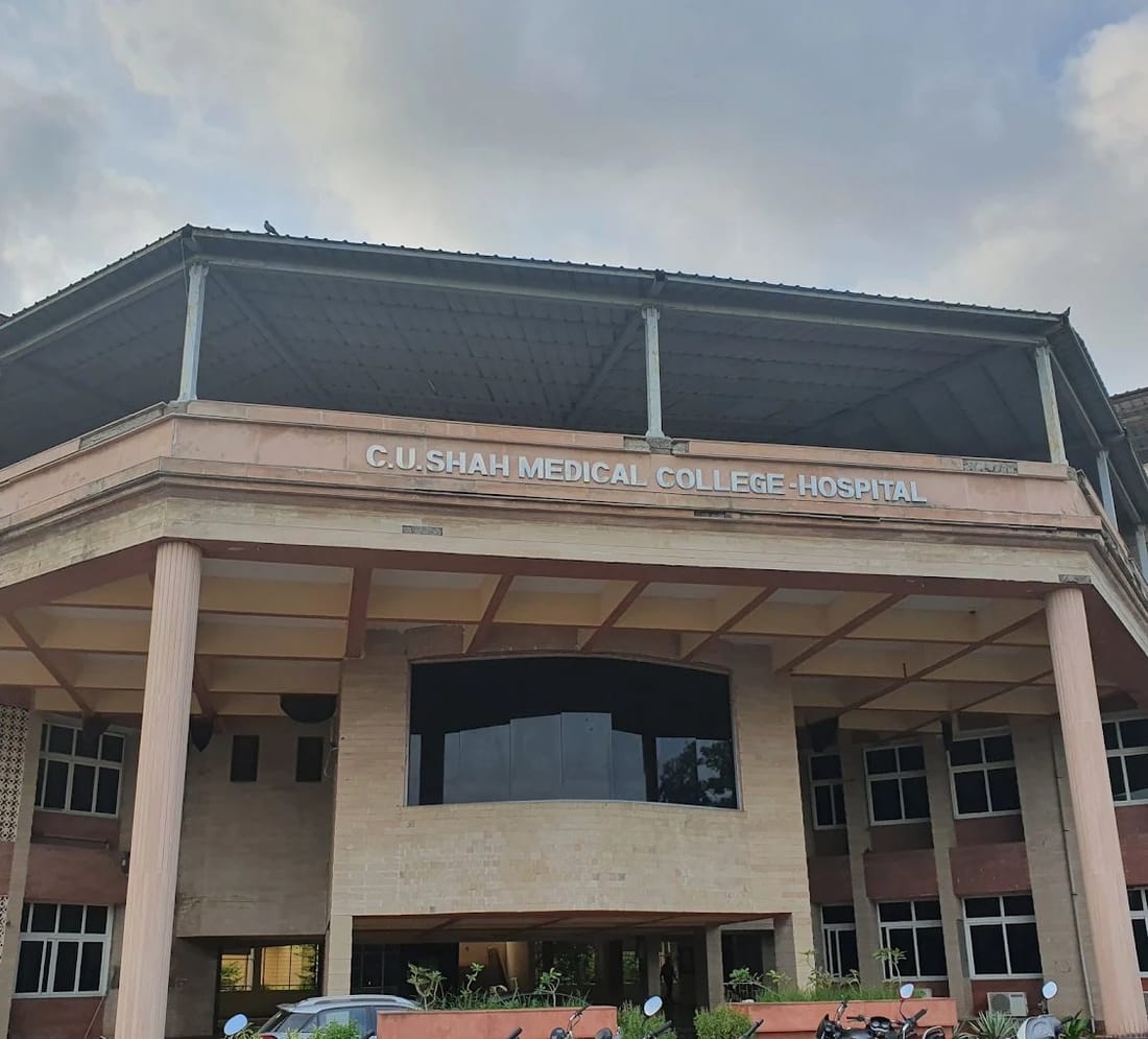 C U Shah Medical College academic block, Surendranagar