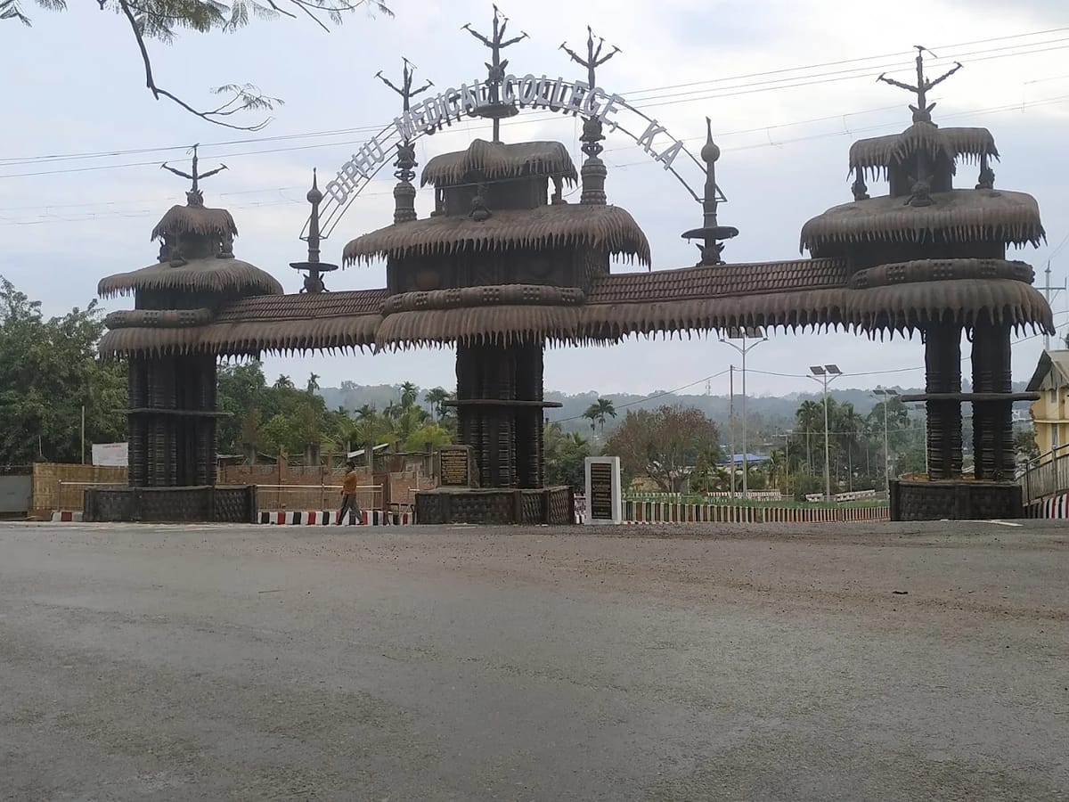 A Diphu Medical College Main Gate, Diphu
