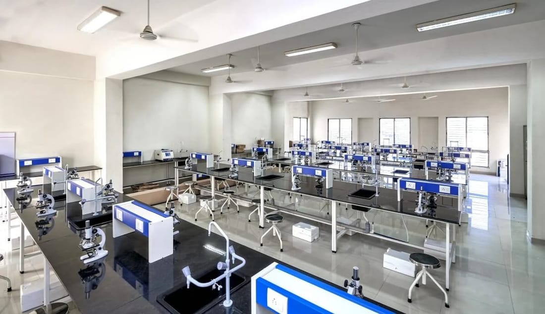 Dr. Kiran C. Patel Medical College and Research Institute campus and facilities, Bharuch