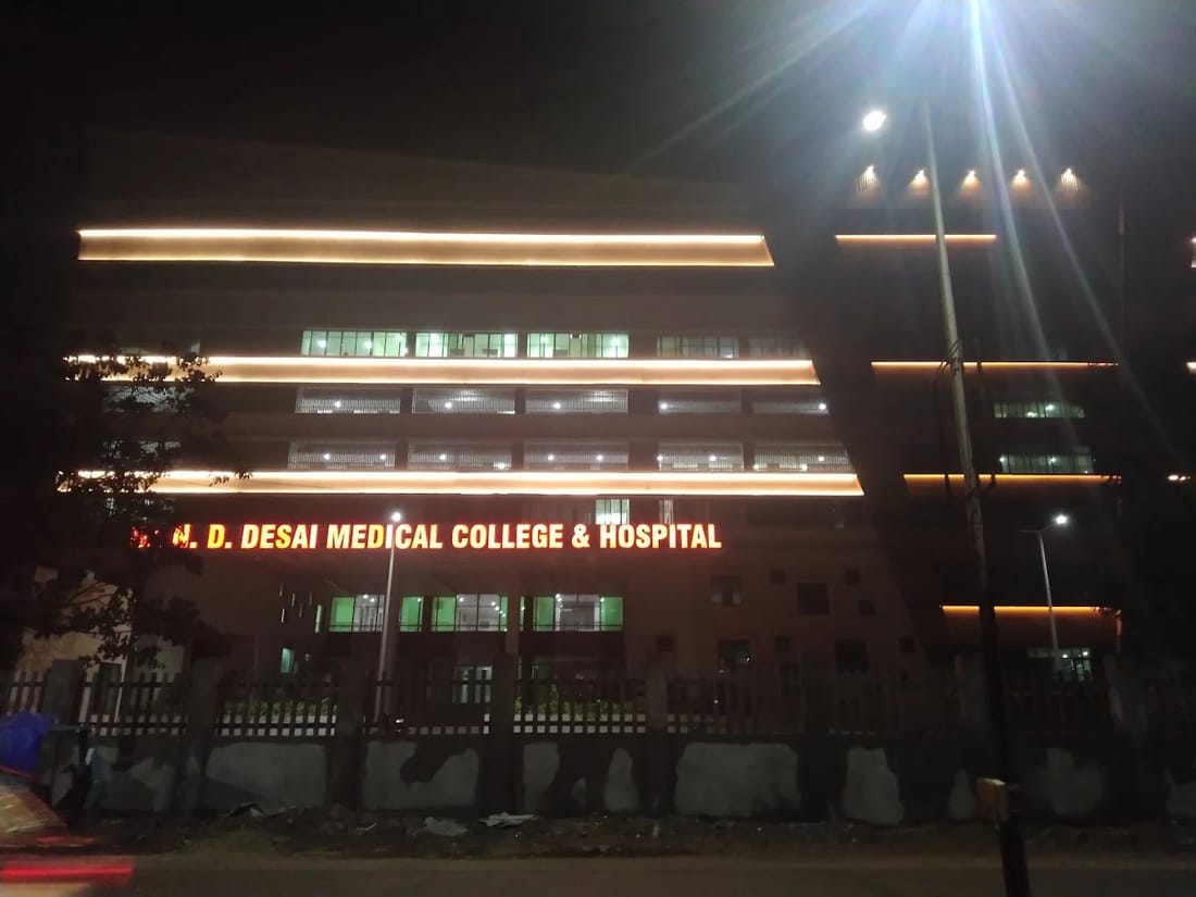 Dr. N D Desai Faculty of Medical Science and Research lecture hall, Nadiad