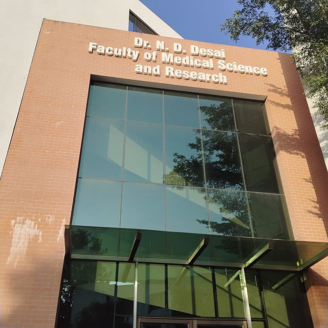Dr. N D Desai Faculty of Medical Science and Research auditorium, Nadiad