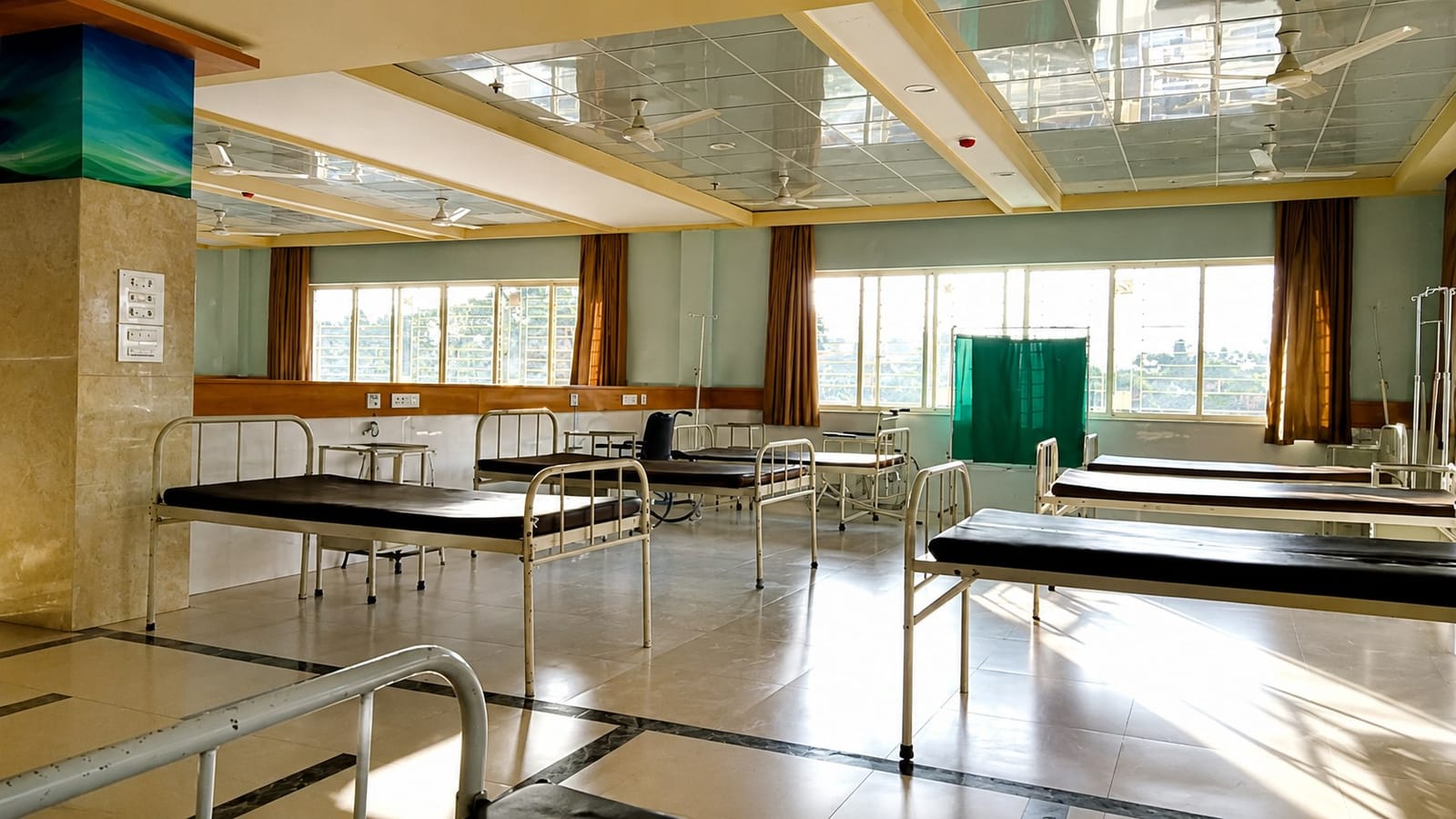 A laboratory / practical hall at Dr. D. Y. Patil Medical College, Pune