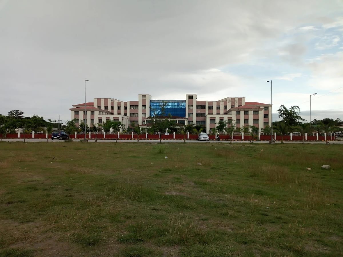 The Fakhruddin Ali Ahmed Medical College campus frontage, Barpeta