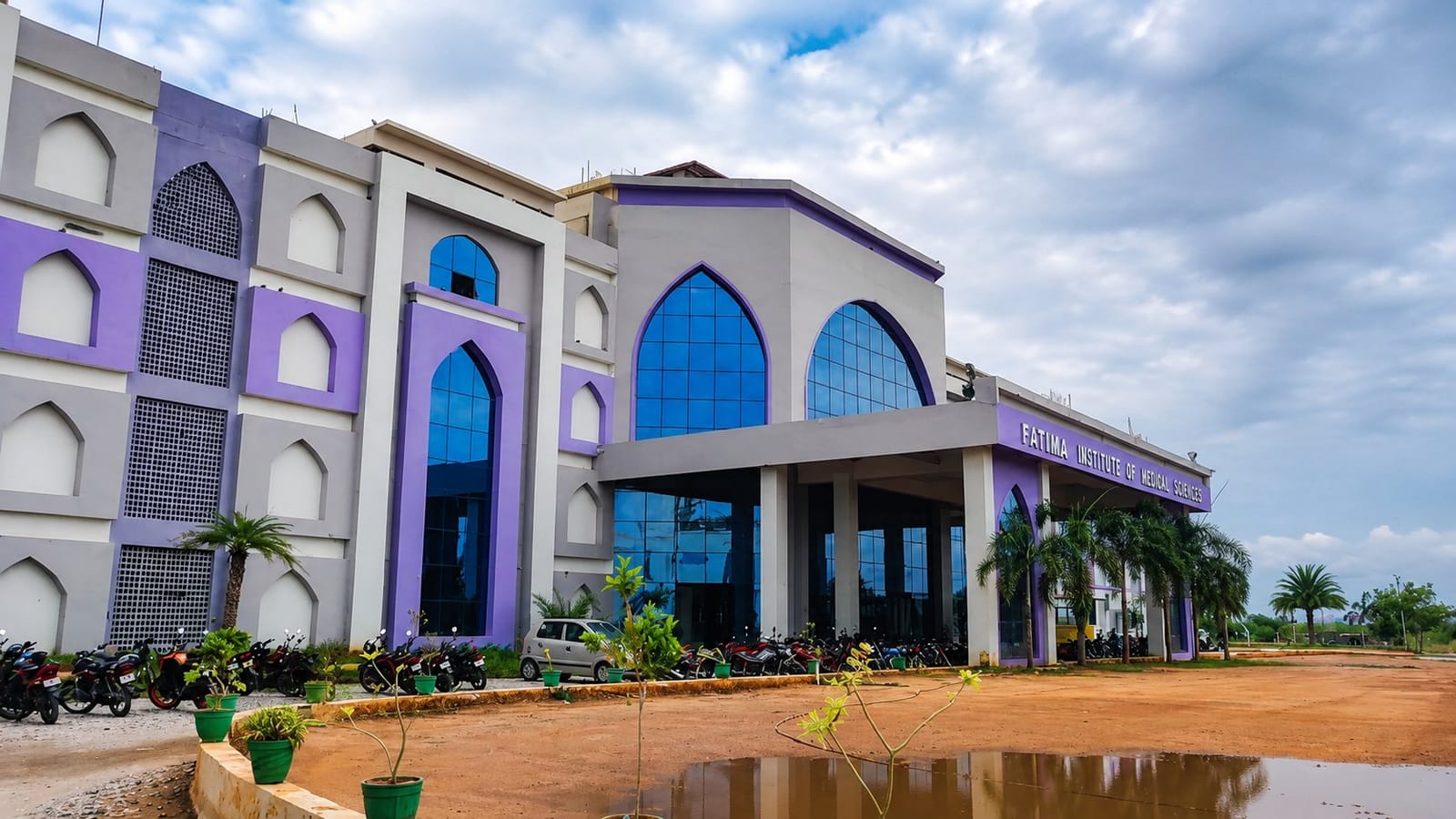 The main academic building of Fathima Institute of Medical Sciences, Kadapa