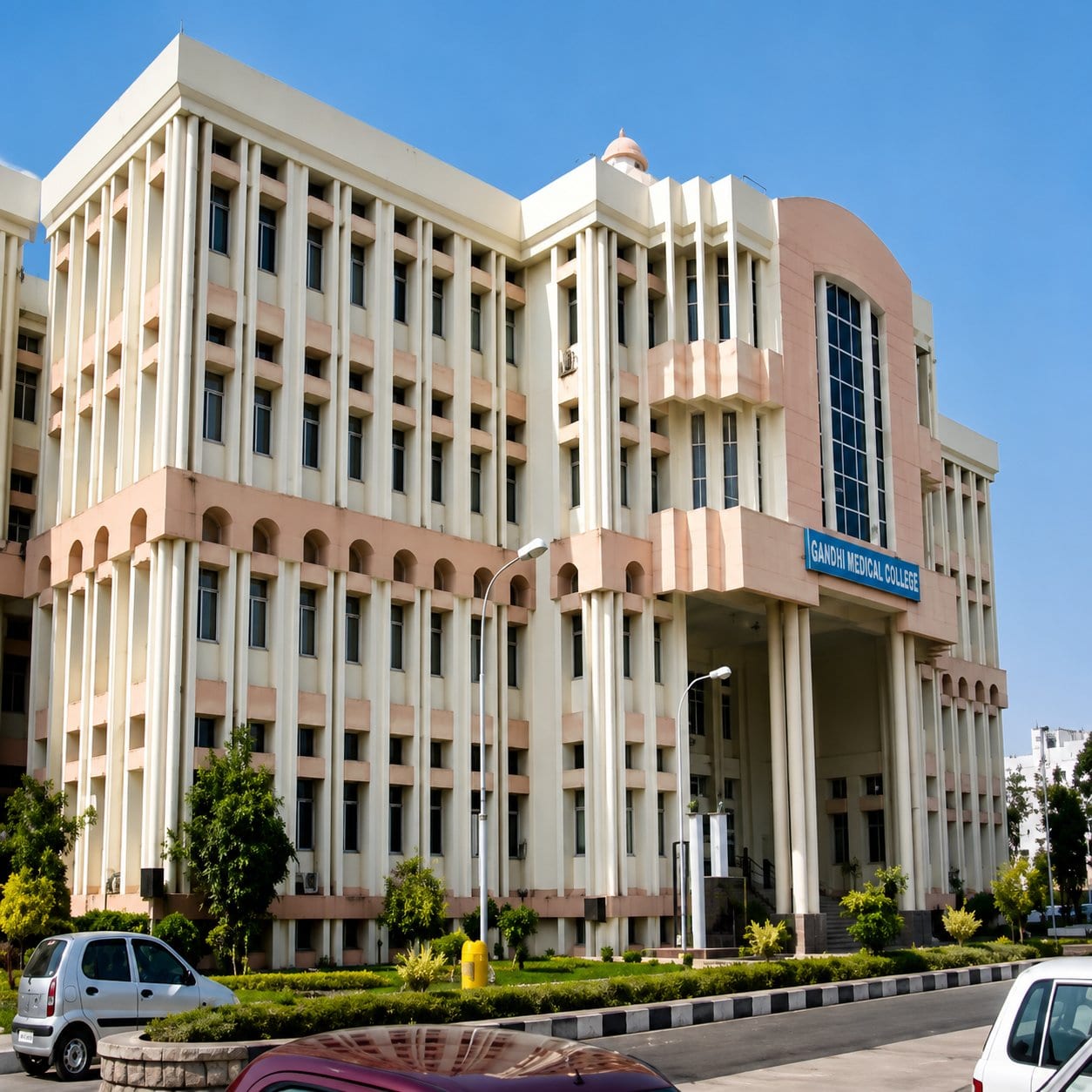 Gandhi Medical College students on campus