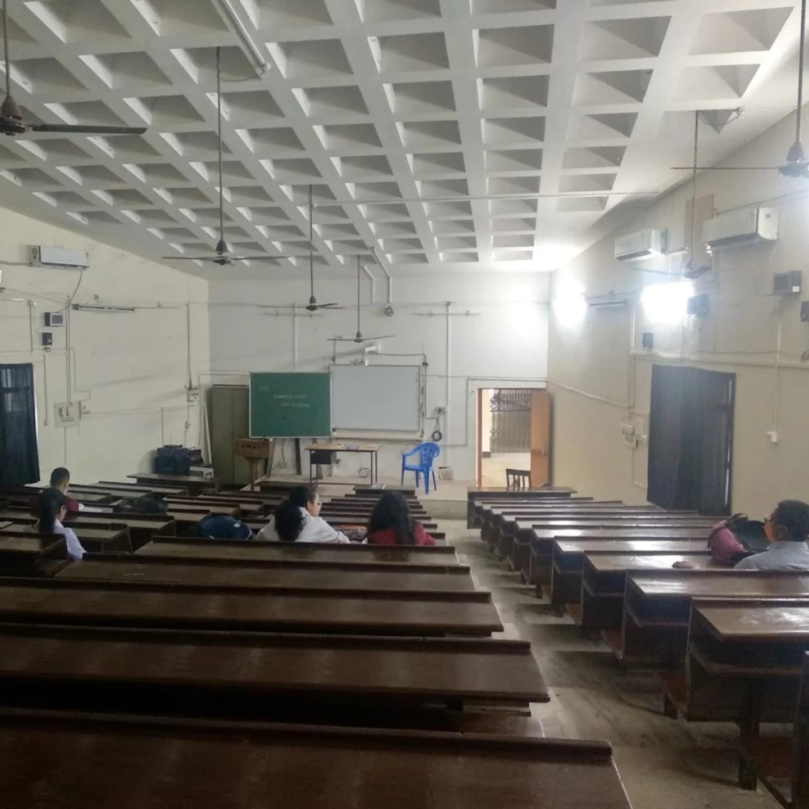 A lecture theatre at Gauhati Medical College, Guwahati
