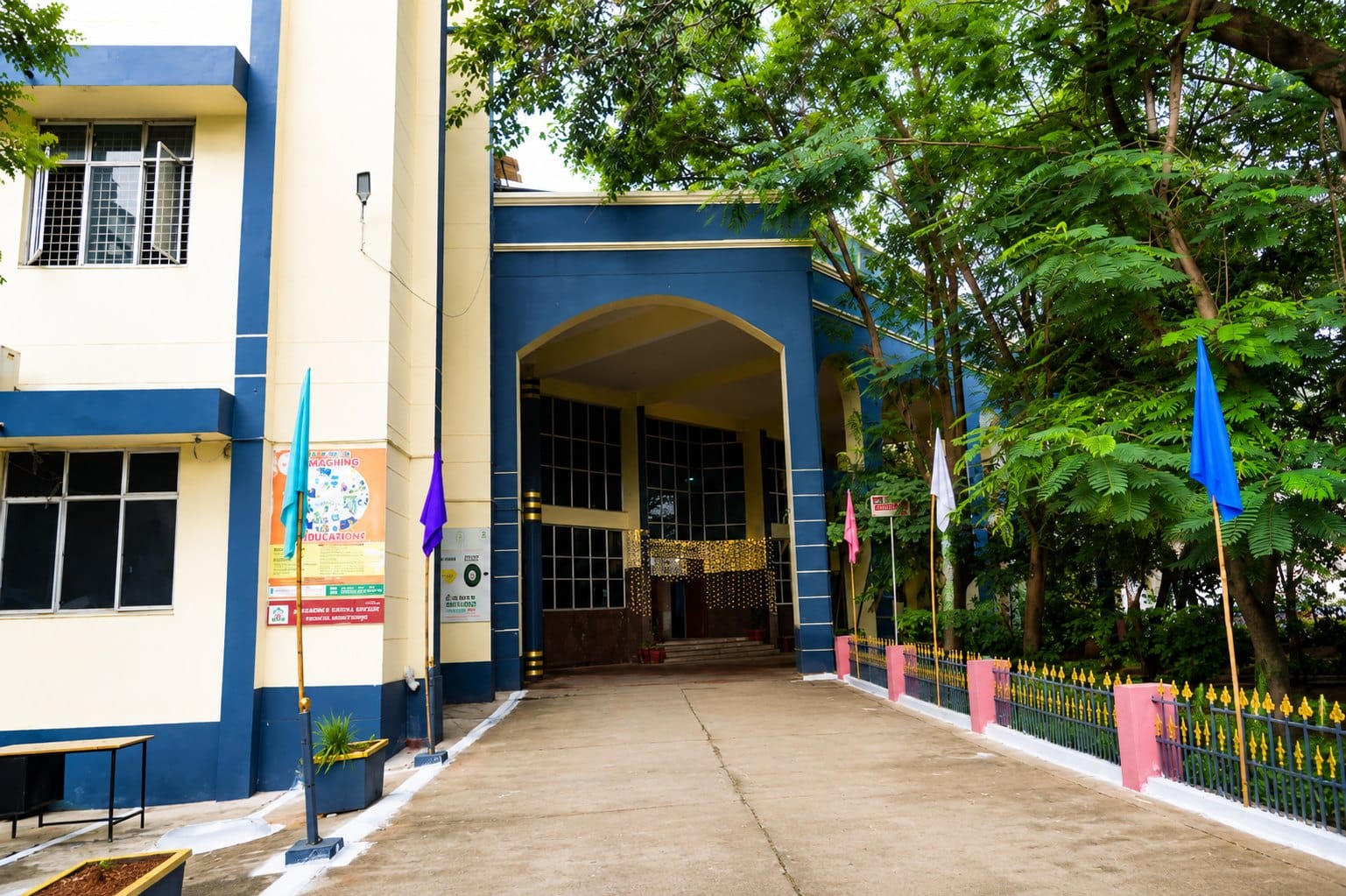 A department entrance at Government Medical College, Ananthapuram