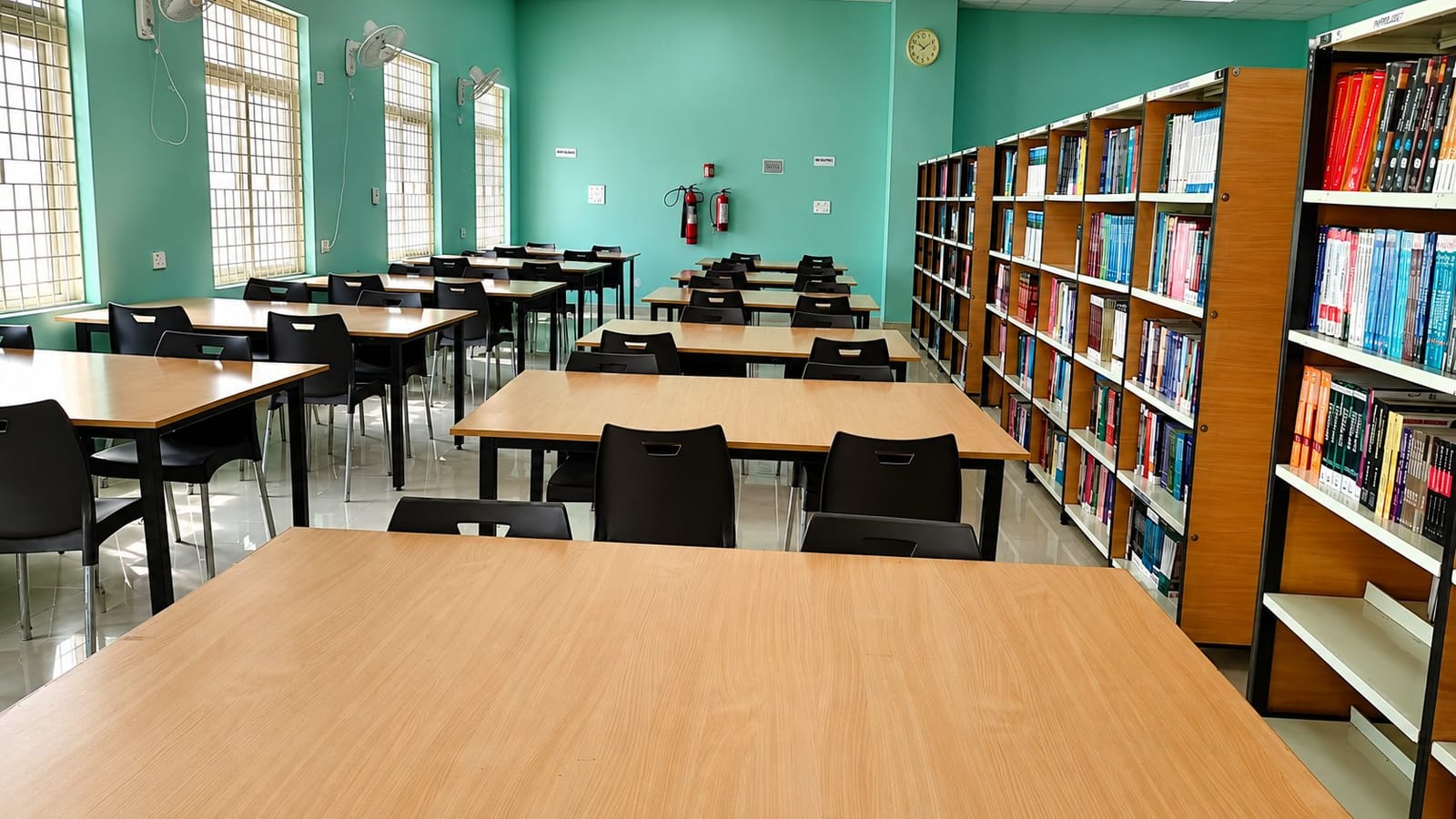 The central library at Government Medical College, Machilipatnam