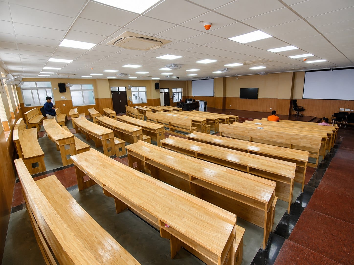 A lecture hall at Government Medical College, Machilipatnam