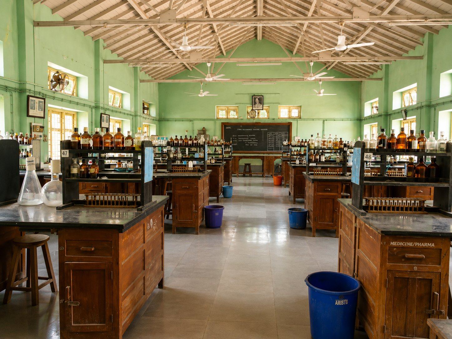 A laboratory / anatomy museum at GMC Miraj