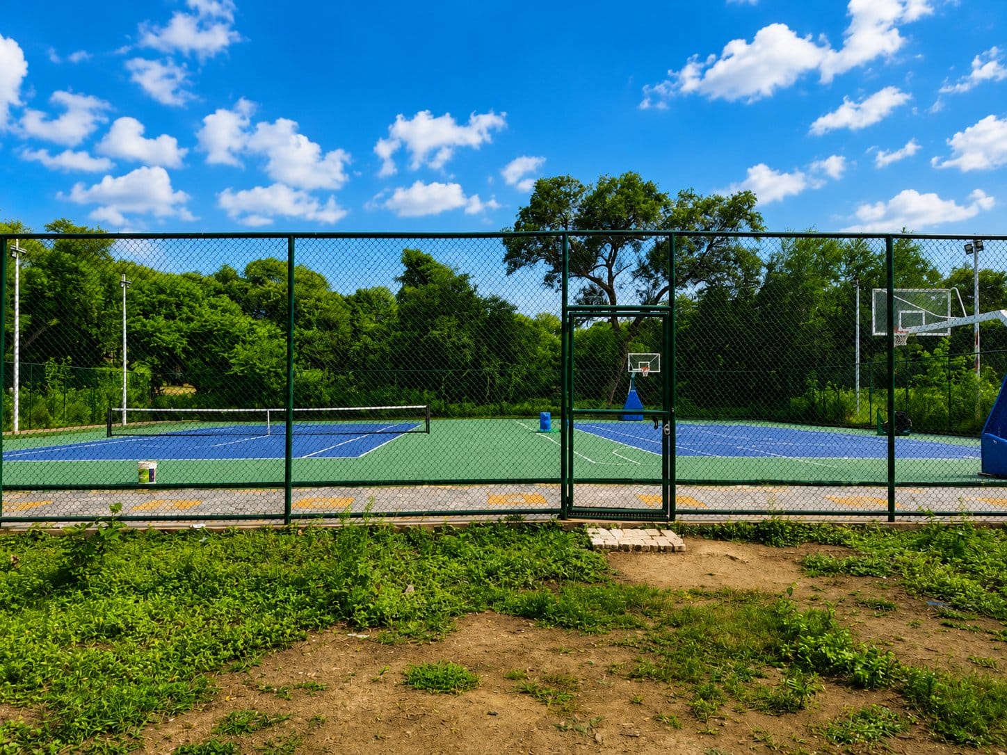 The sports courts at GMC Nagpur