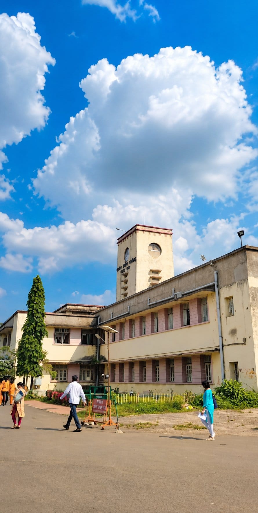 A heritage building at Government Medical College, Nagpur