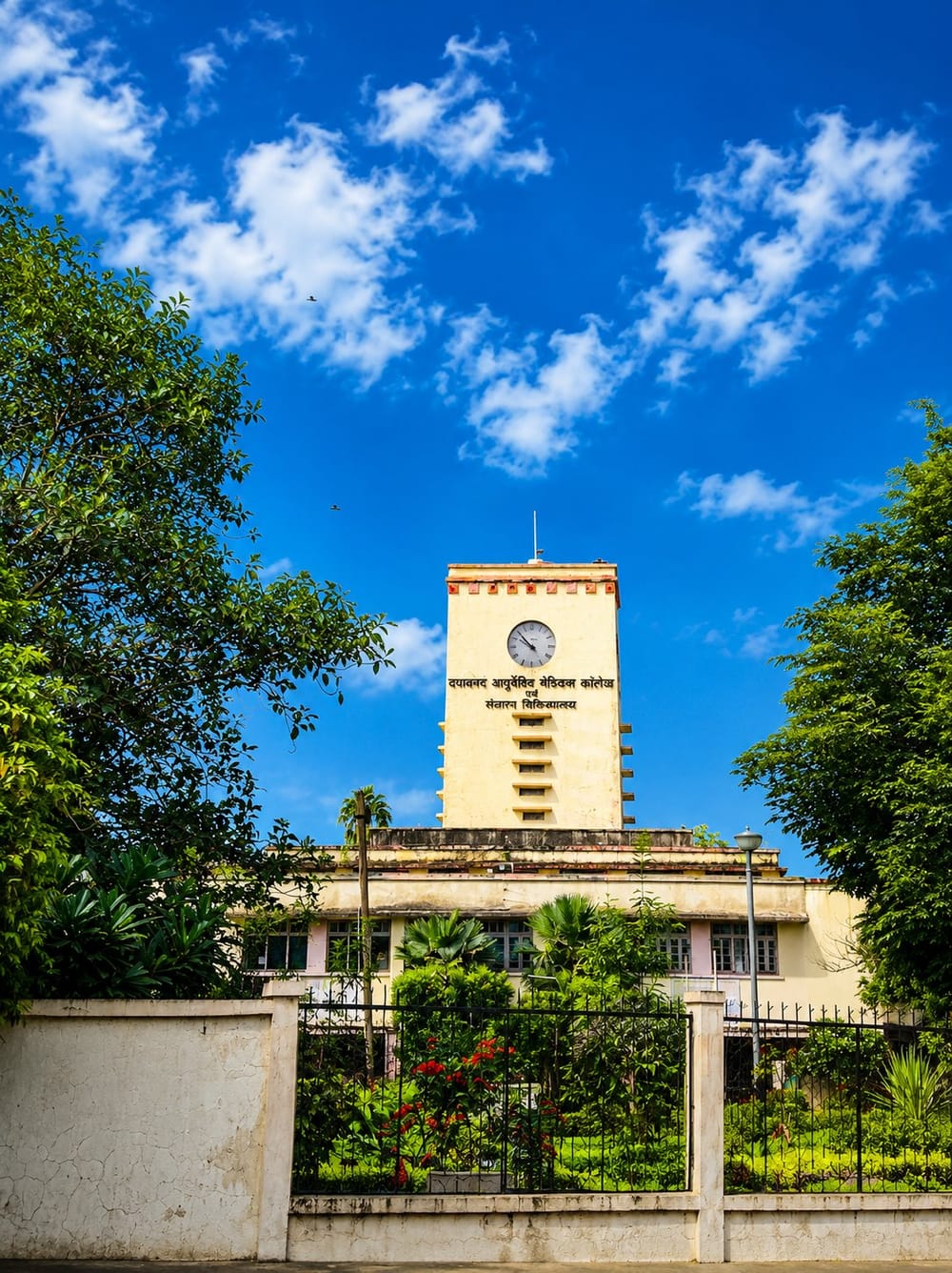 A heritage building at GMC Nagpur