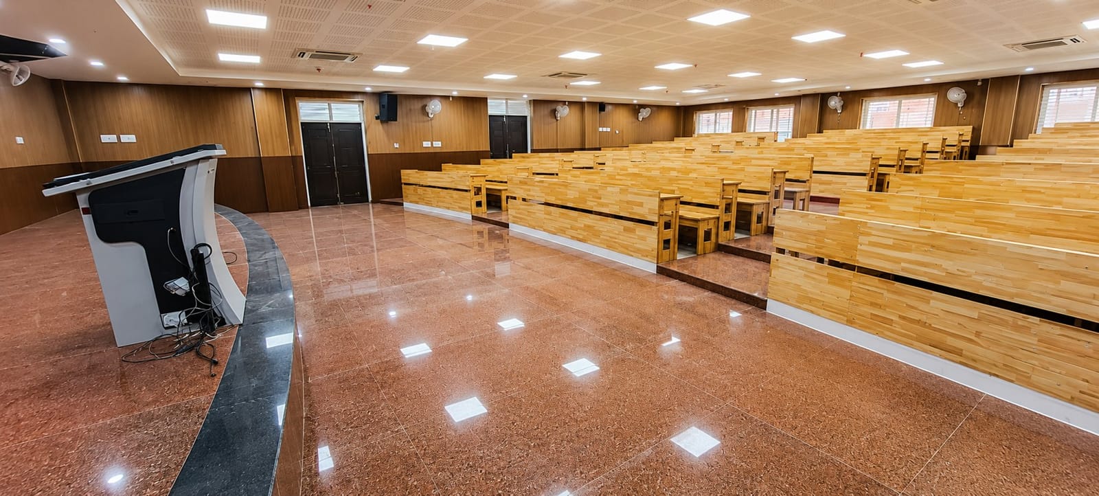 A tiered lecture hall at Government Medical College, Nandyal