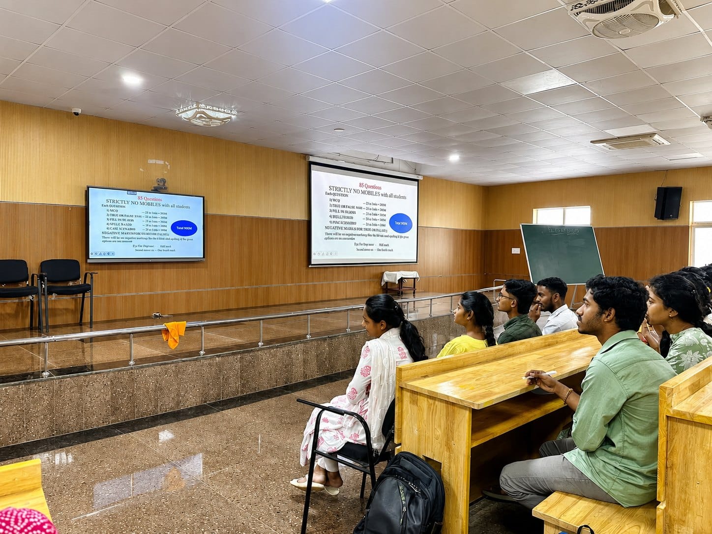 A seminar in progress at Government Medical College, Paderu