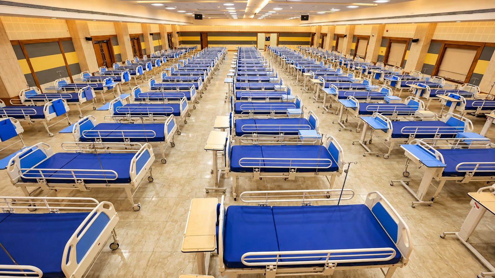 A ward at New Civil Hospital, Surat