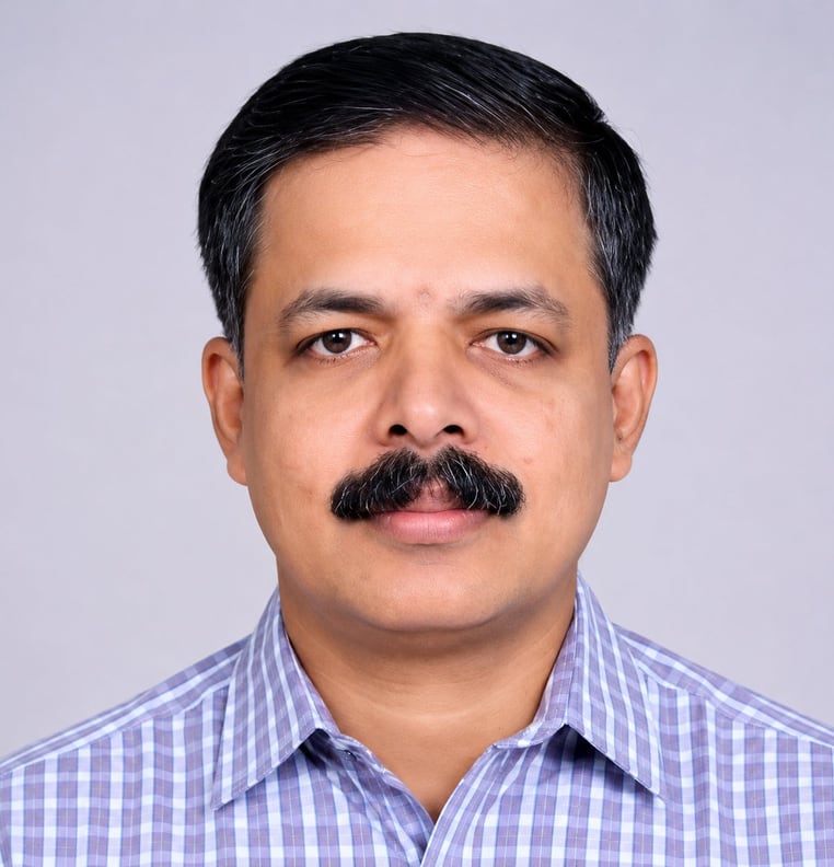 Portrait of Dr. C. G. Jayachandran, Superintendent, Medical College Hospital