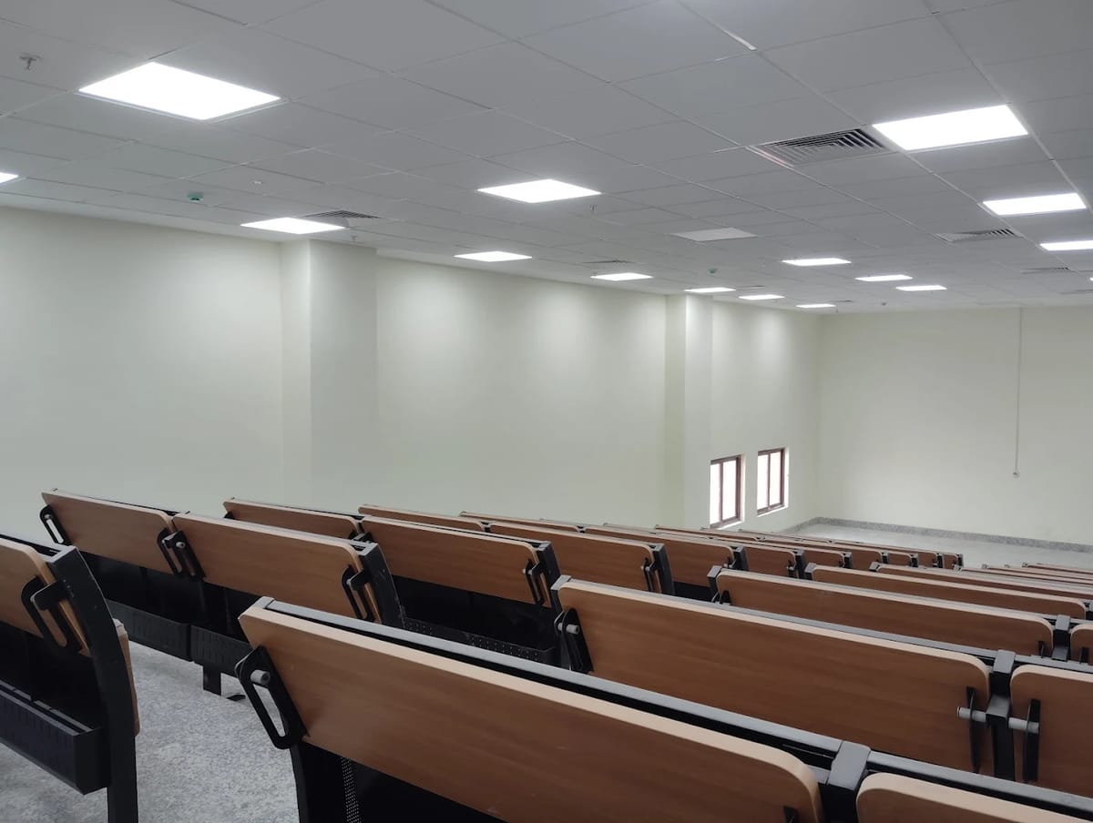 A classroom at Government Medical College, Bettiah