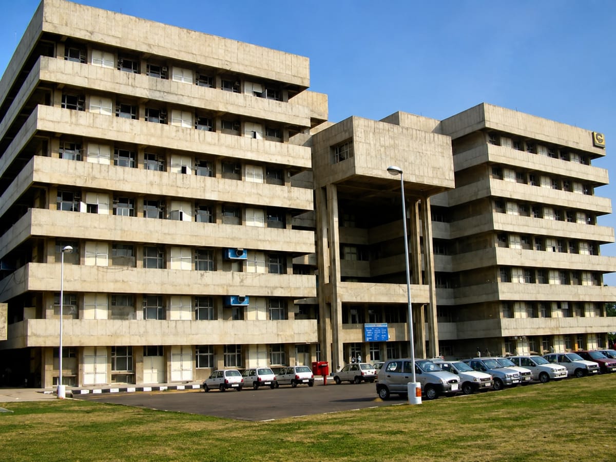 A Government Medical College & Hospital academic block, Chandigarh