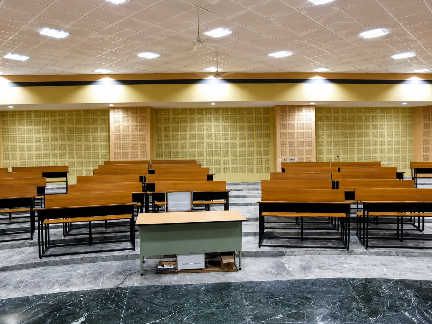 A Guntur Medical College lecture theatre