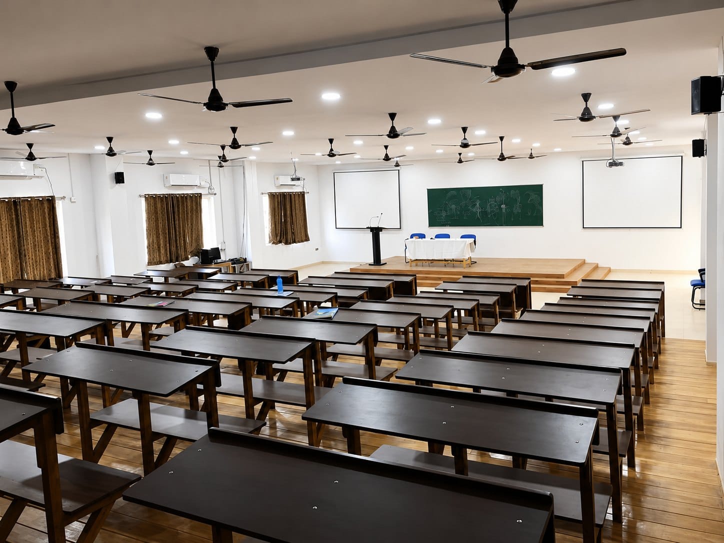 A lecture hall at GVPIHC&MT, Visakhapatnam