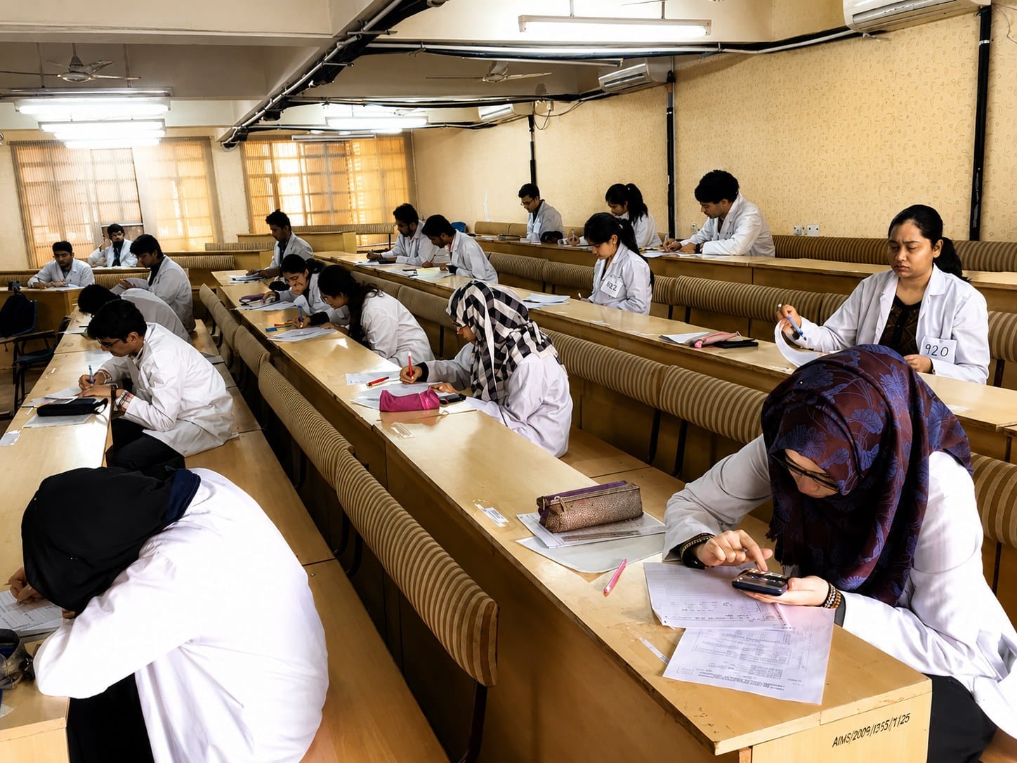 A laboratory practical session at HIMSR, Delhi