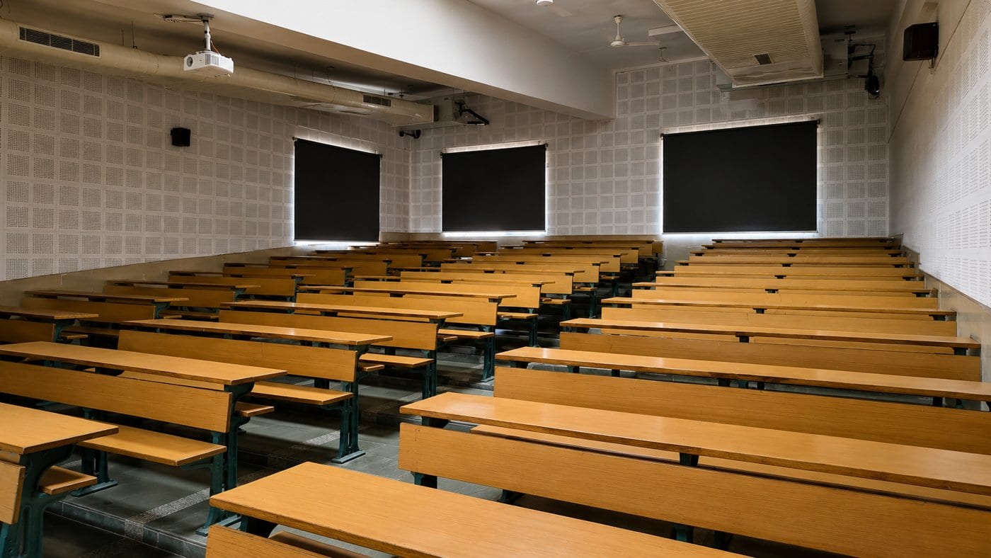 A lecture hall at IMS-BHU