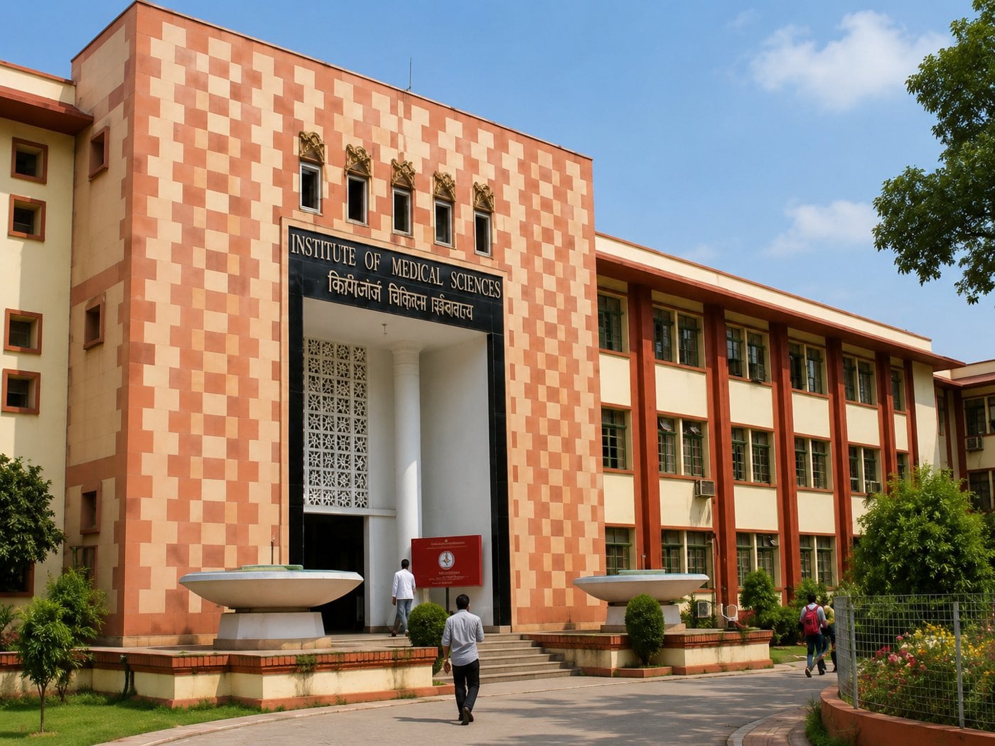 The Institute of Medical Sciences building at BHU, Varanasi