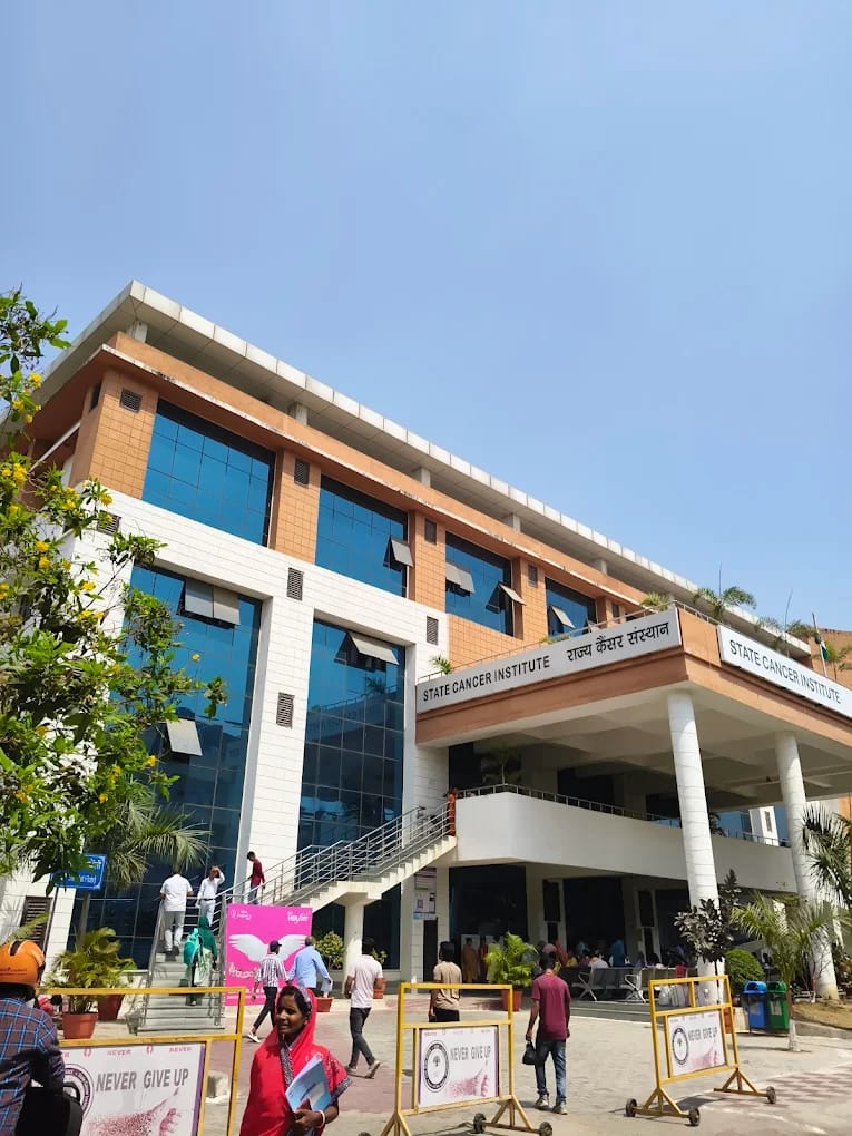 The Indira Gandhi Institute of Medical Sciences cancer frontage, Patna