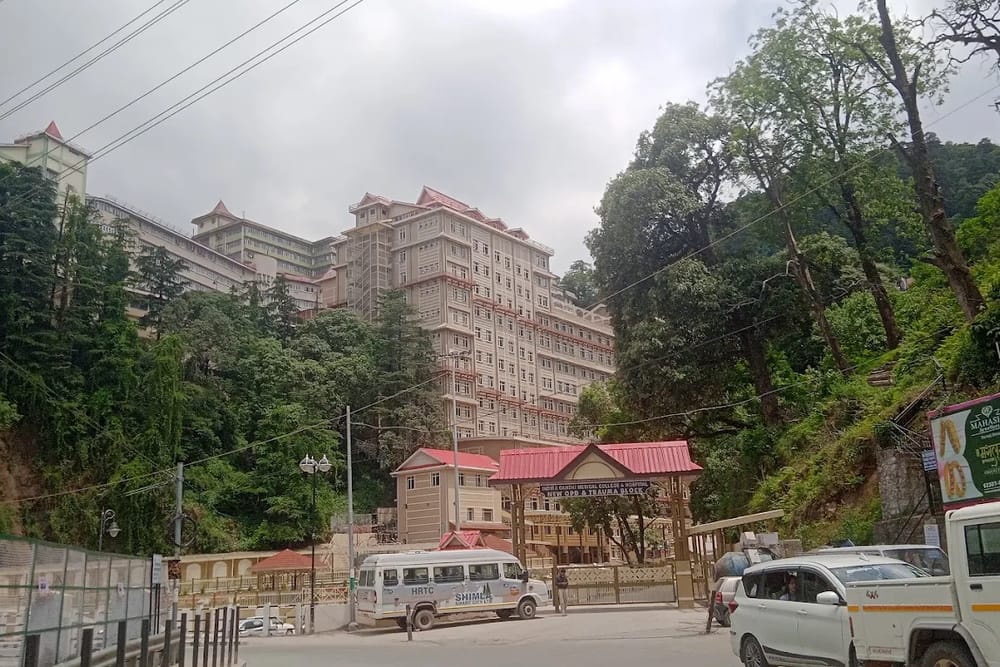 Indira Gandhi Medical College, Shimla campus grounds, Shimla