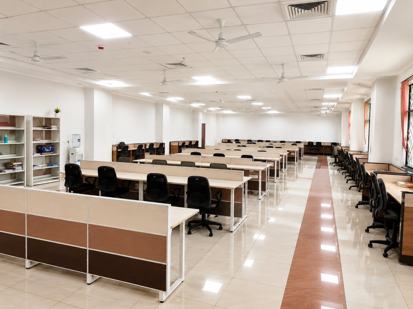 The JIPMER central library reading hall